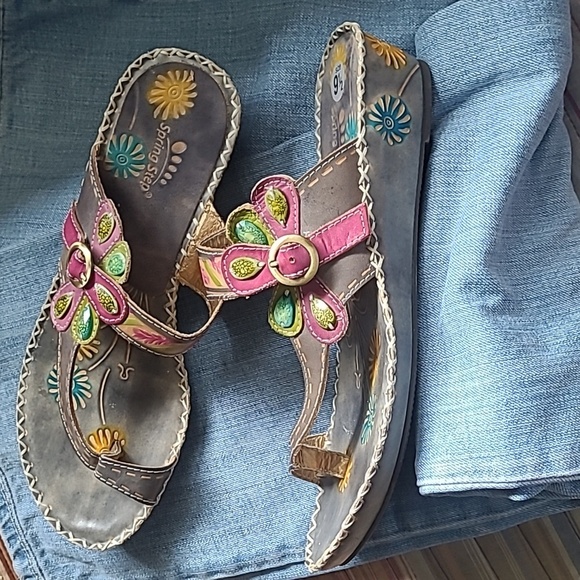 Spring Step L'Artiste Santorini Sandals Size 41 or US 9-9.5 - Picture 1 of 13